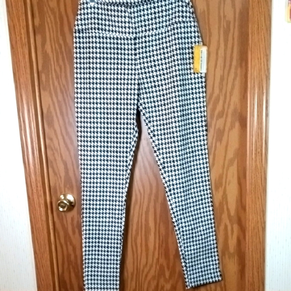 HYBRID&COMPANY USA MADE HOUNDSTOOTH LEGGINGINGS.